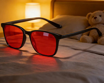 Men Sleep Blue Light Blocking Glasses Women anti Radiation Computer Eyewear UV500 PC Red Lenses TR90 Square Eyeglasses Frames