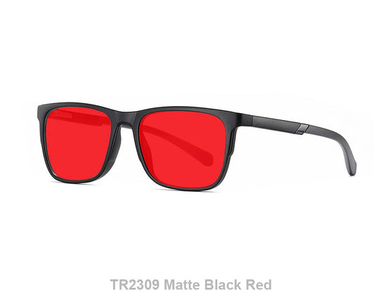 Men Sleep Blue Light Blocking Glasses Women anti Radiation Computer Eyewear UV500 PC Red Lenses TR90 Square Eyeglasses Frames