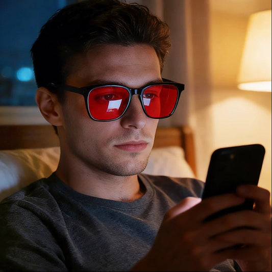 Men Sleep Blue Light Blocking Glasses Women anti Radiation Computer Eyewear UV500 PC Red Lenses TR90 Square Eyeglasses Frames